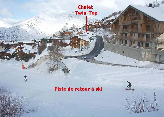 Dans 5 Pieces, 14 Pers, 4 Ch, Wifi, Jardin Prive * Les Deux Alpes