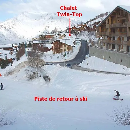 Dans 5 Pieces, 14 Pers, 4 Ch, Wifi, Jardin Prive * Les Deux Alpes